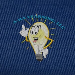 Embroidered-ah-ha-learning-Logo-MockUp